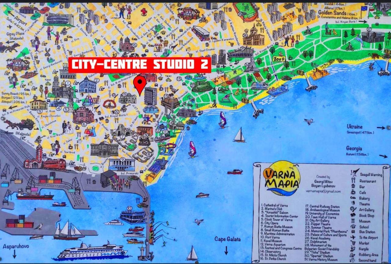 City-Centre Studio 2 Варна Екстериор снимка
